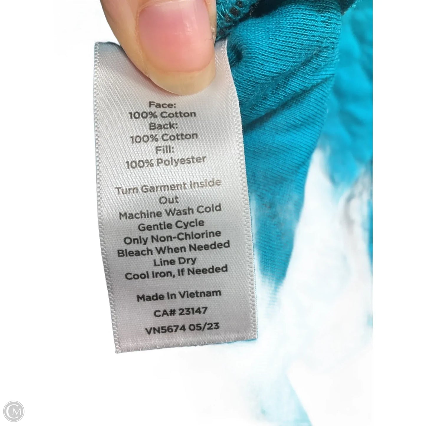 Top Long Sleeve By Talbots In Blue, Size: Xl