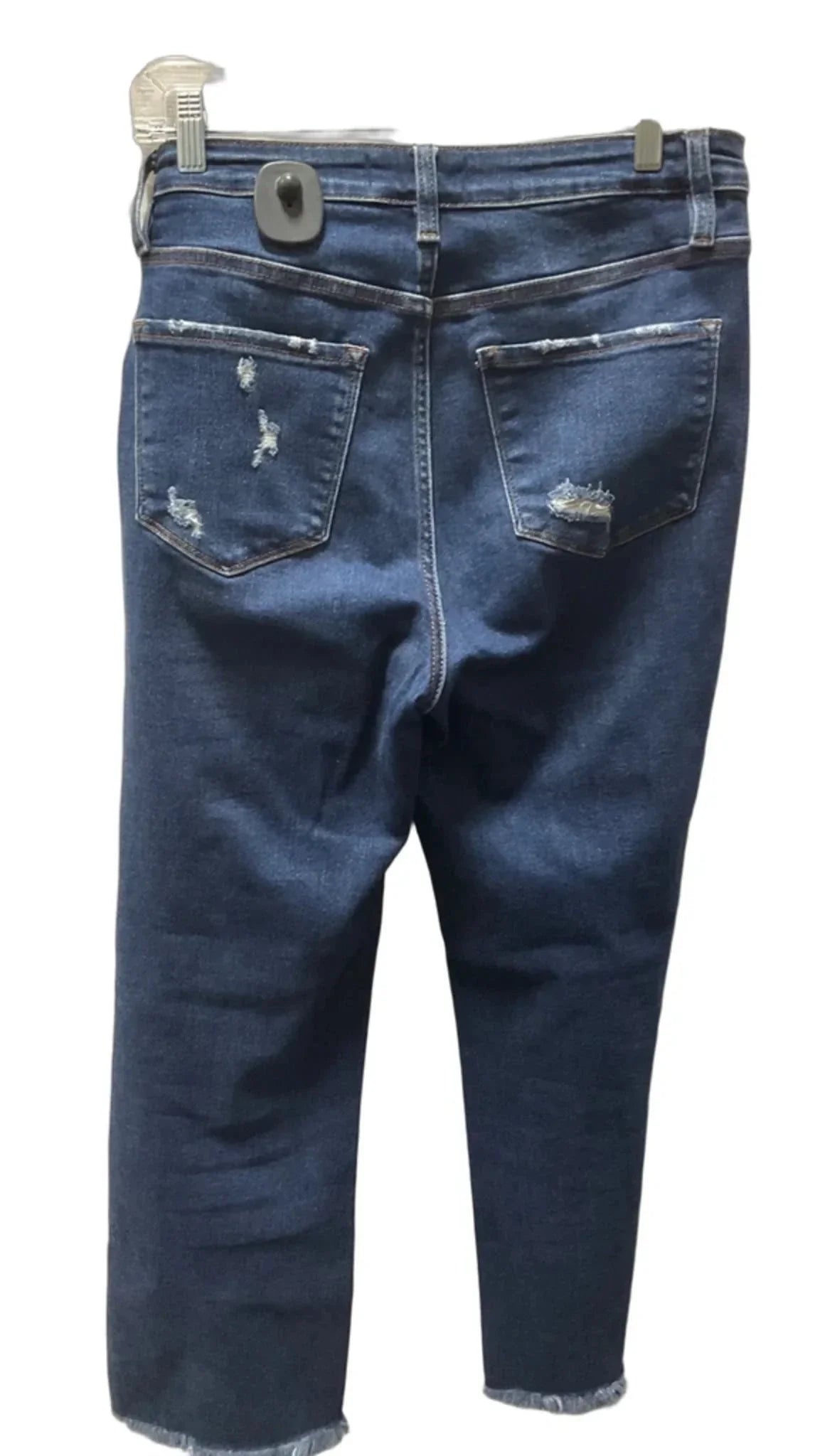 Jeans Cropped By Vervet In Blue Denim, Size: 8