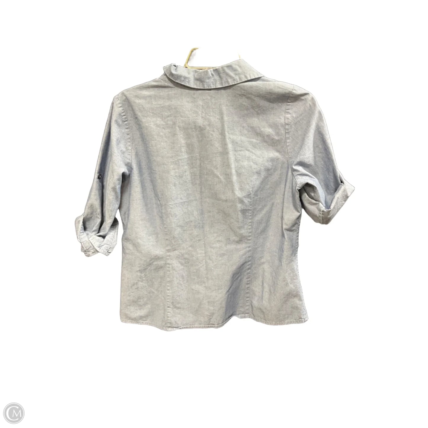 Blouse 3/4 Sleeve By St Johns Bay In Blue, Size: M