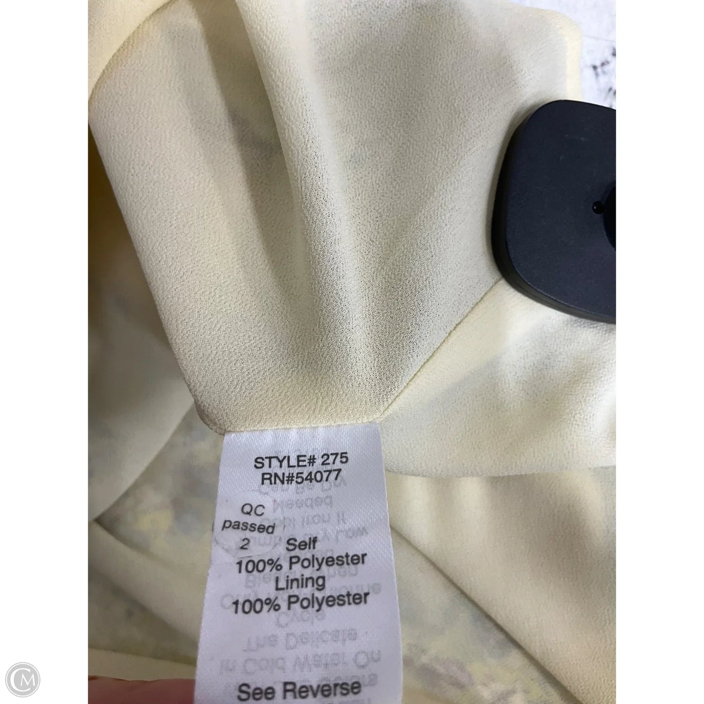 Top Sleeveless By Cabi In Yellow, Size: L