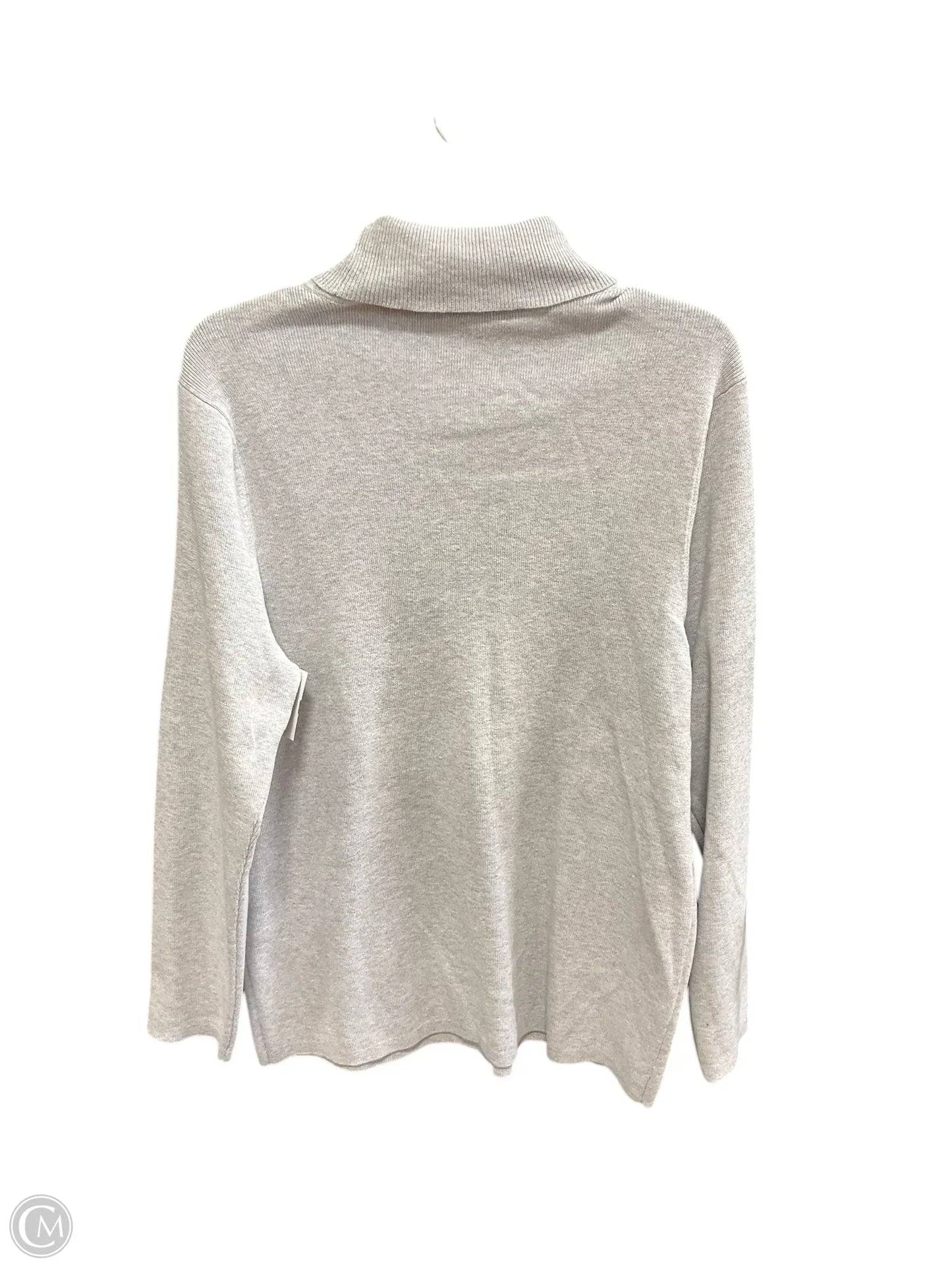 Top Long Sleeve By Chicos In Grey, Size: Xl