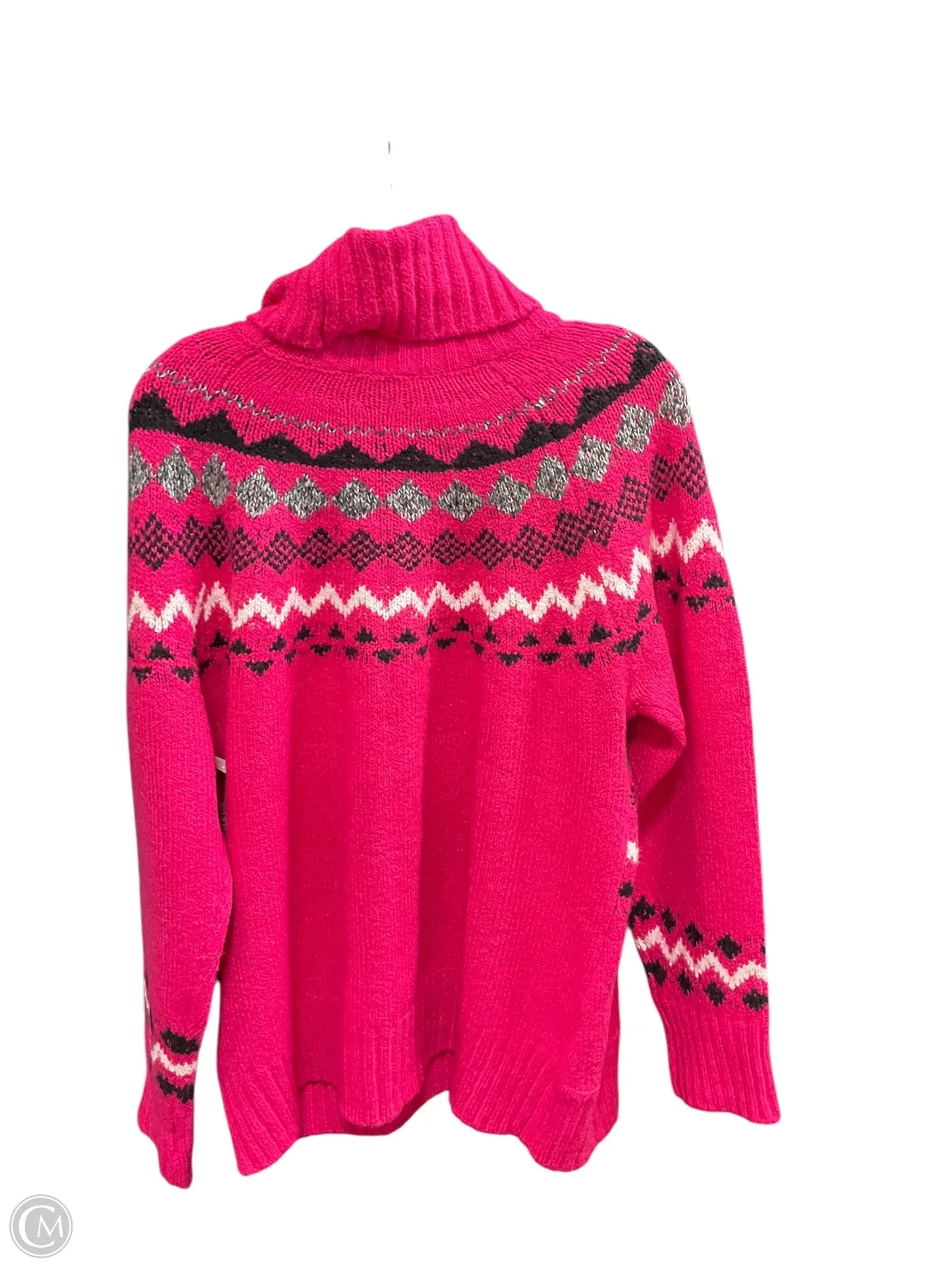 Sweater By Tribal In Pink, Size: Xxl