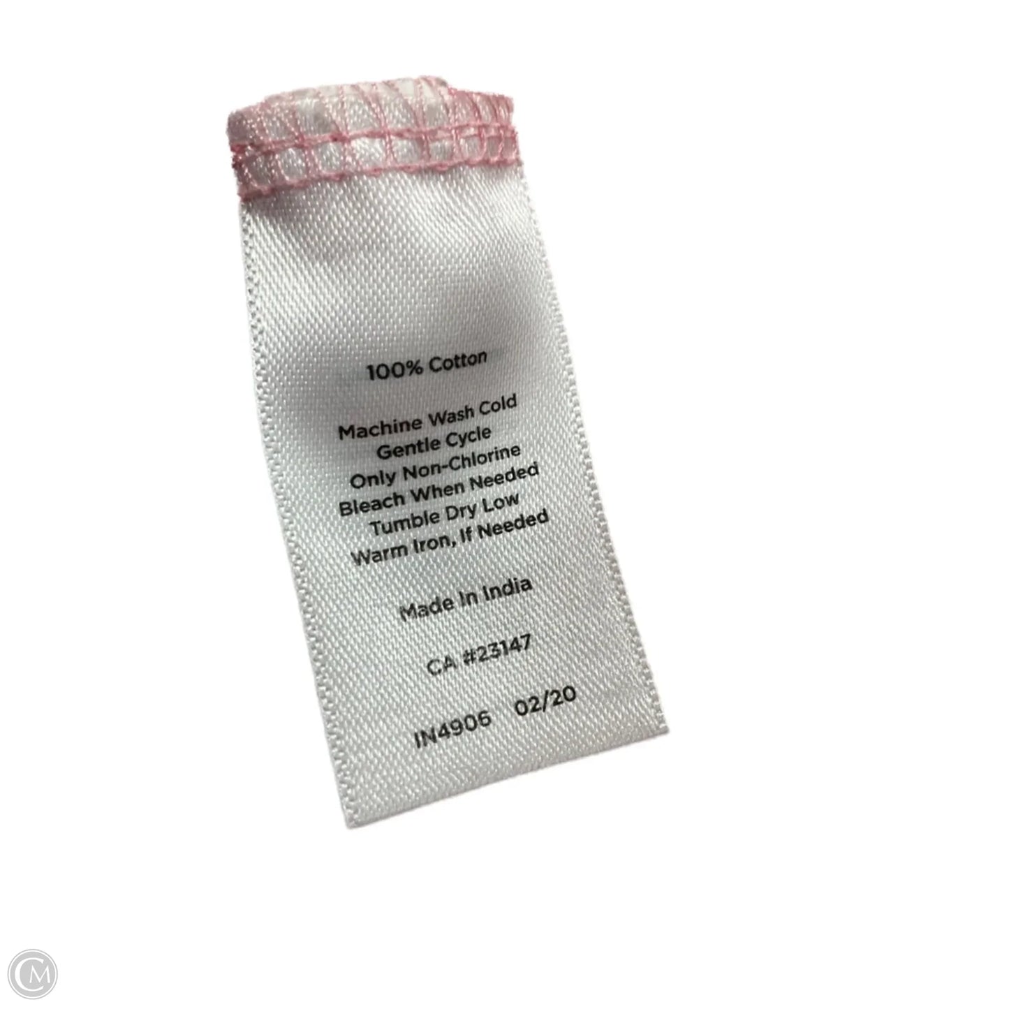 Top Short Sleeve By Talbots In Pink, Size: M