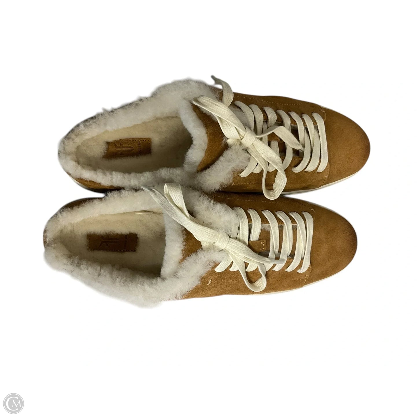 Shoes Designer By Frye In Brown & Cream, Size: 9.5