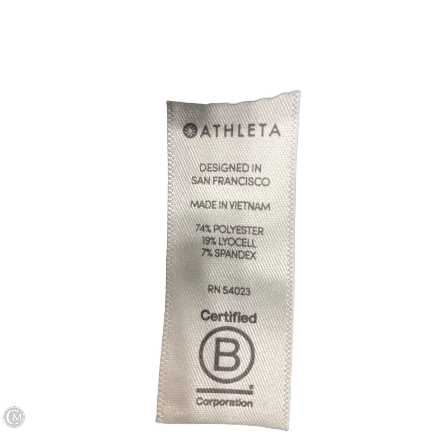 Athletic Tank Top By Athleta In Green, Size: M