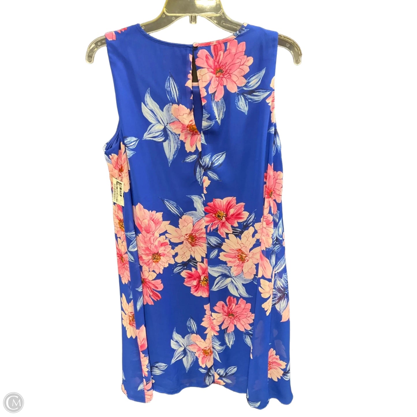 Dress Casual Midi By Clothes Mentor In Blue, Size: 12
