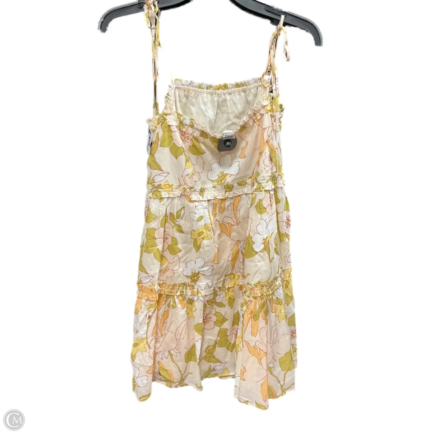 Dress Casual Short By Rails In Green & Yellow, Size: Xs