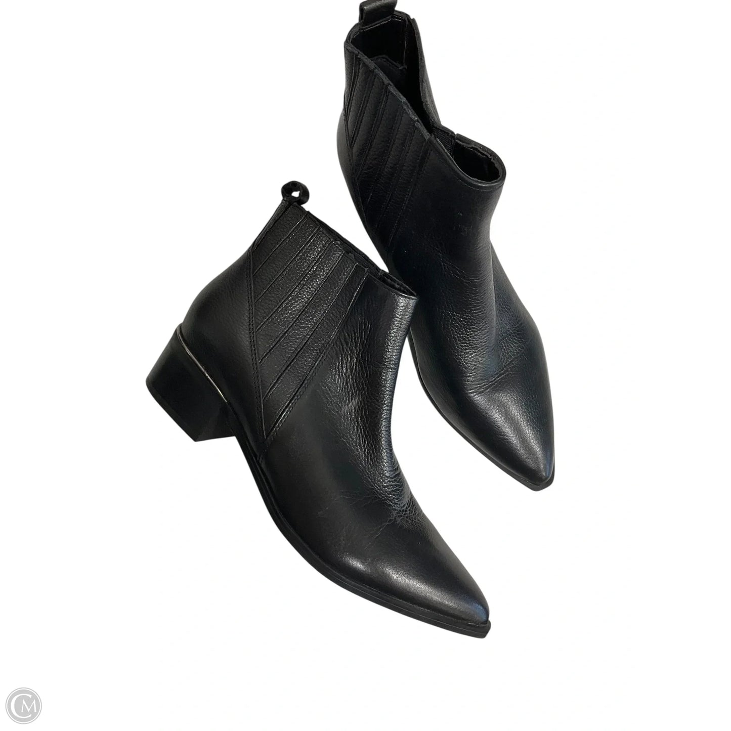 Boots Ankle Heels By Marc Fisher In Black, Size: 8