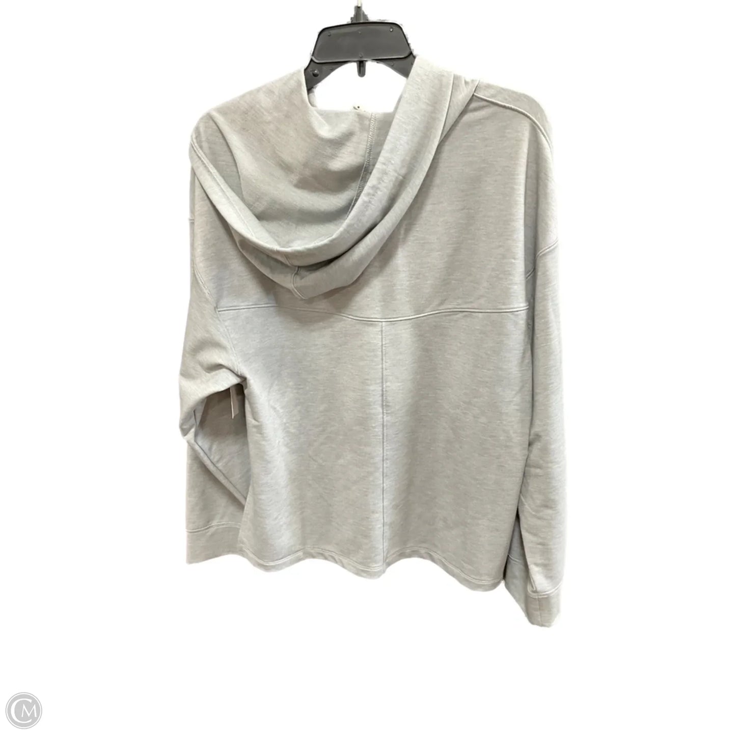 Athletic Sweatshirt Hoodie By Nike Apparel In Grey, Size: S