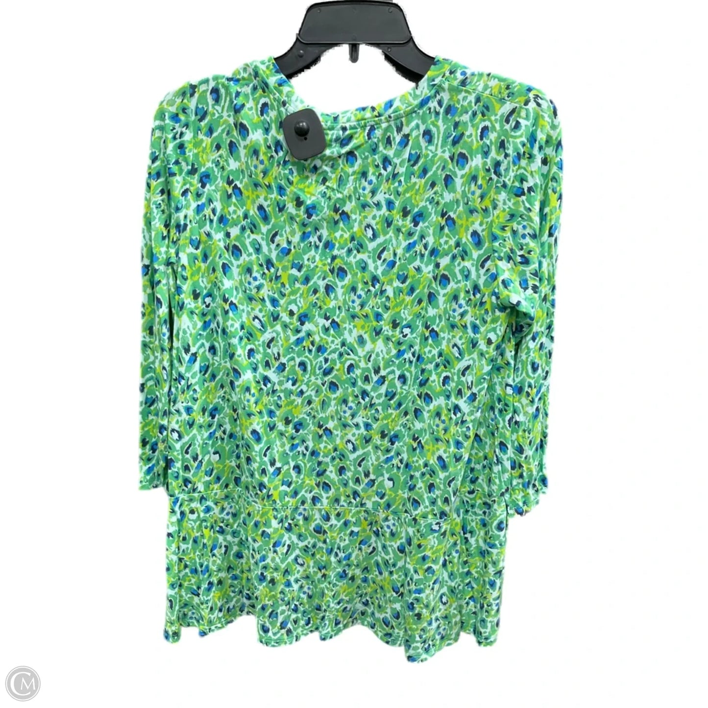 Top Long Sleeve By Logo In Green, Size: S