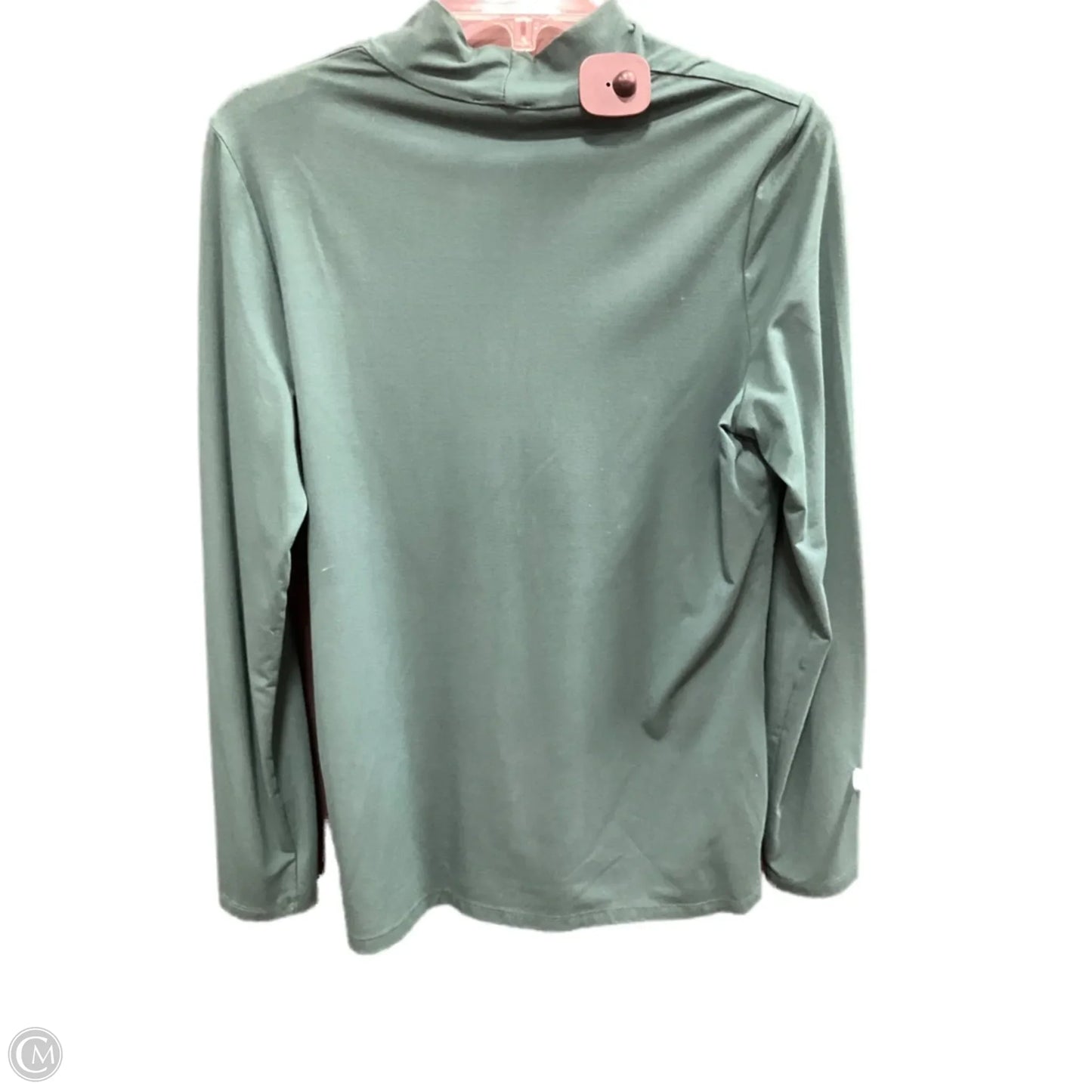 Top Long Sleeve By Talbots In Green, Size: M