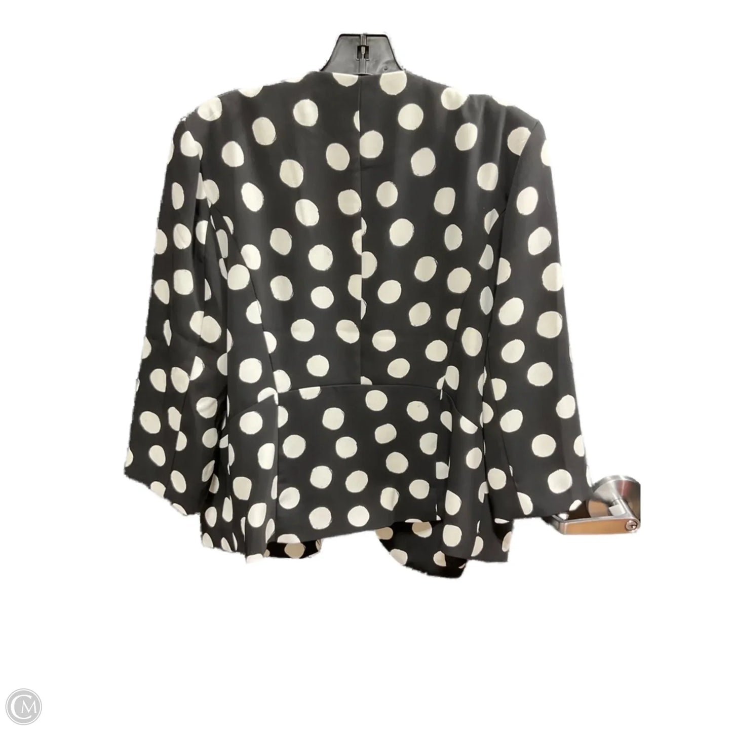 Blazer By Chicos In Polkadot Pattern, Size: L