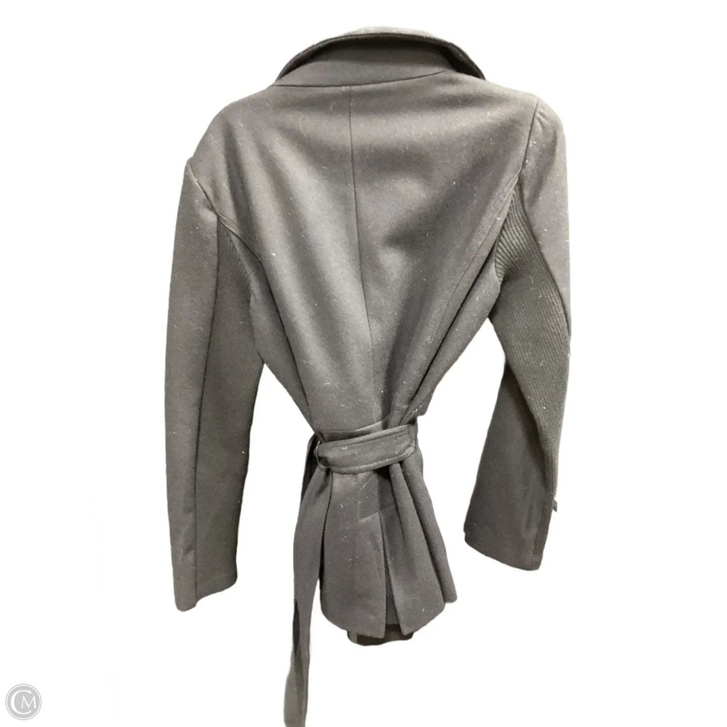 Coat Peacoat By Express In Black, Size: L