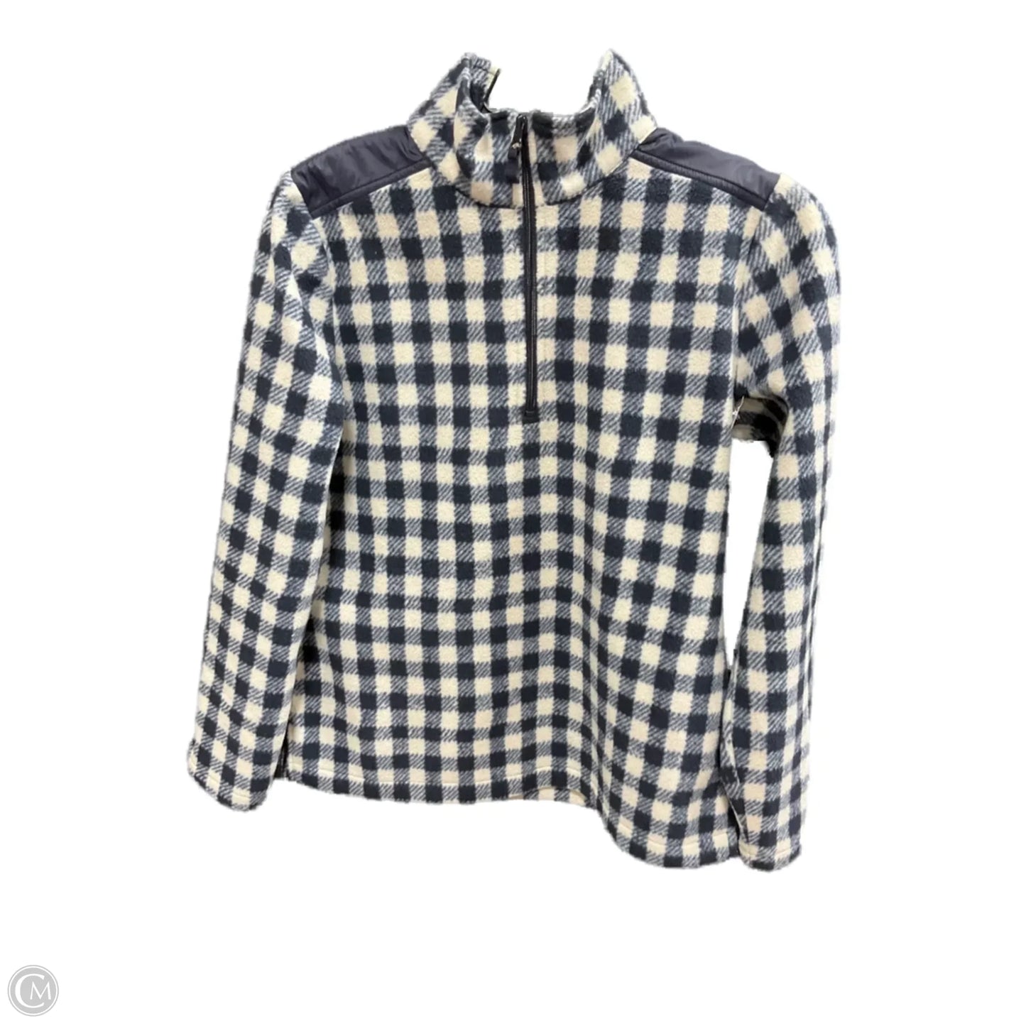 Top Long Sleeve By Talbots In Plaid Pattern, Size: S