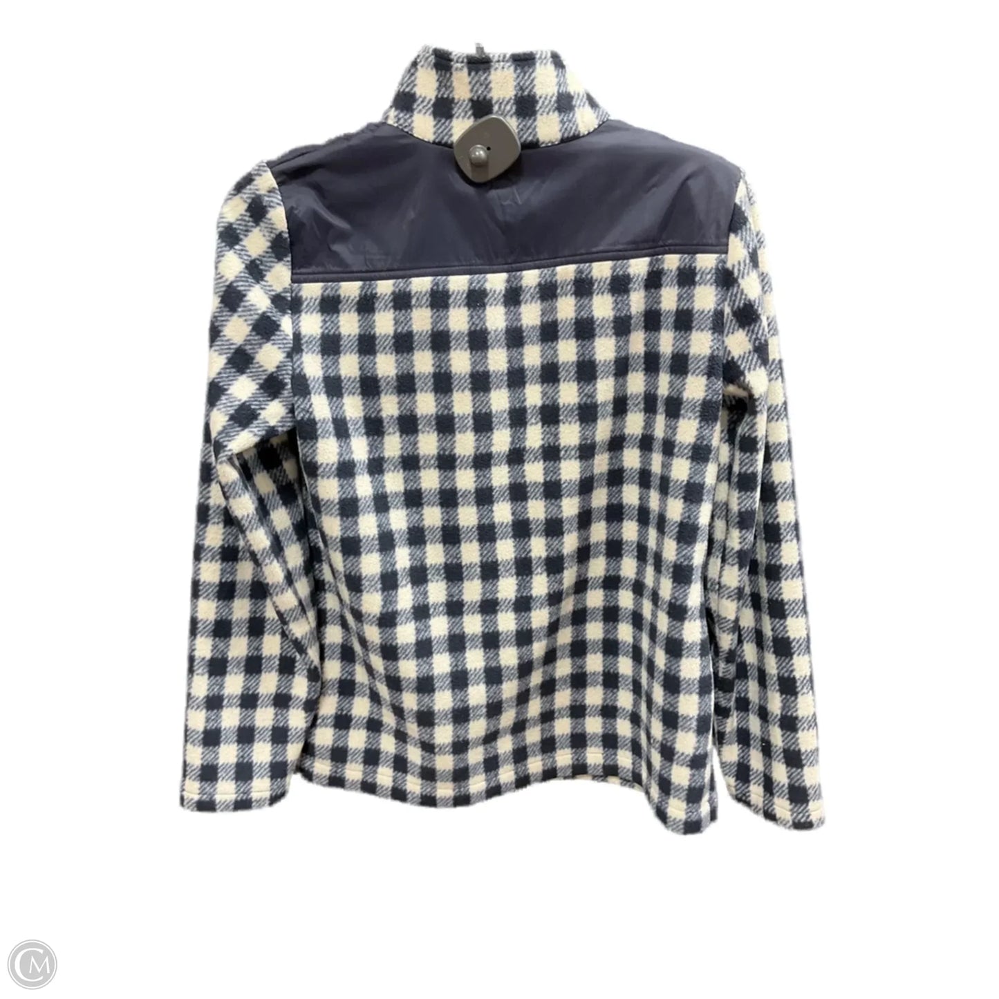 Top Long Sleeve By Talbots In Plaid Pattern, Size: S