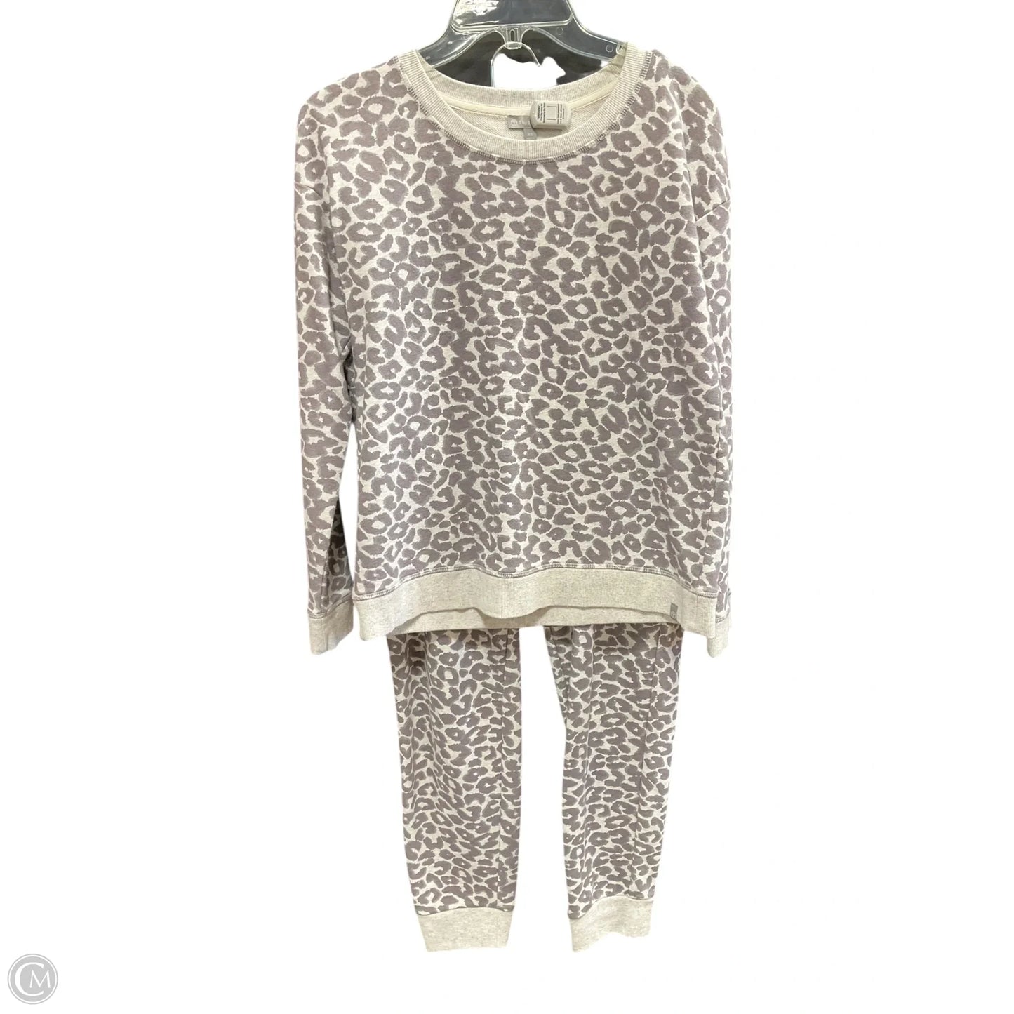Top 2pc Long Sleeve By Talbots In Animal Print, Size: Xs
