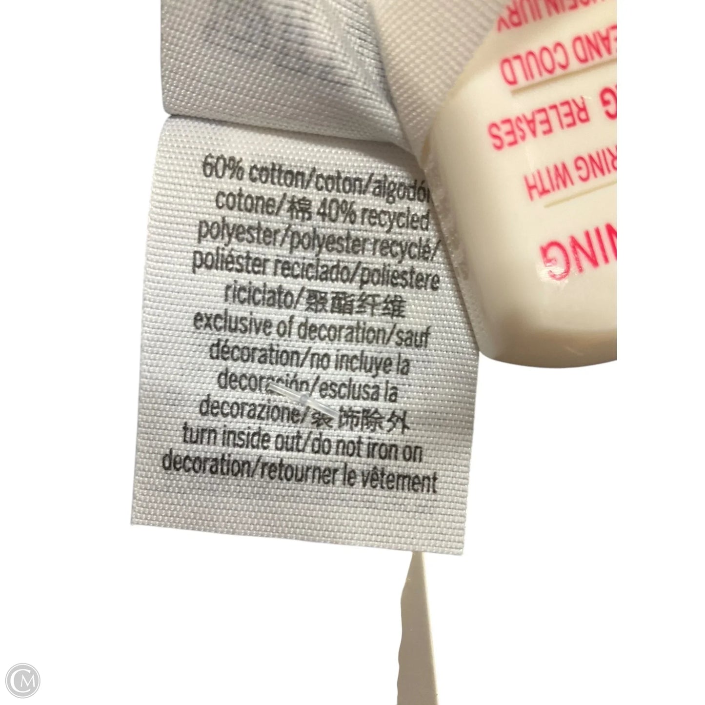 Jacket Shirt By Pink In Navy, Size: L