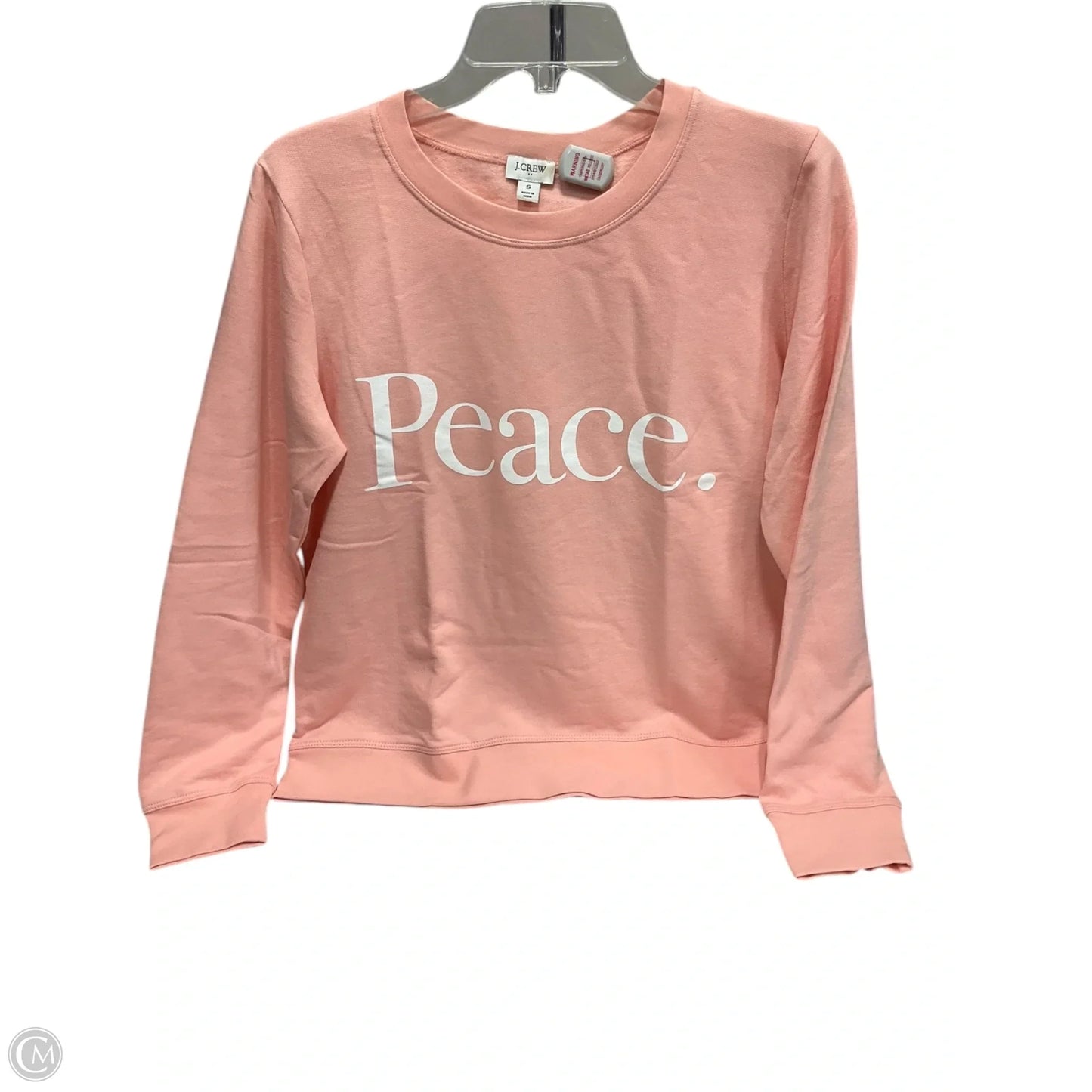 Top Long Sleeve By J. Crew In Pink, Size: S