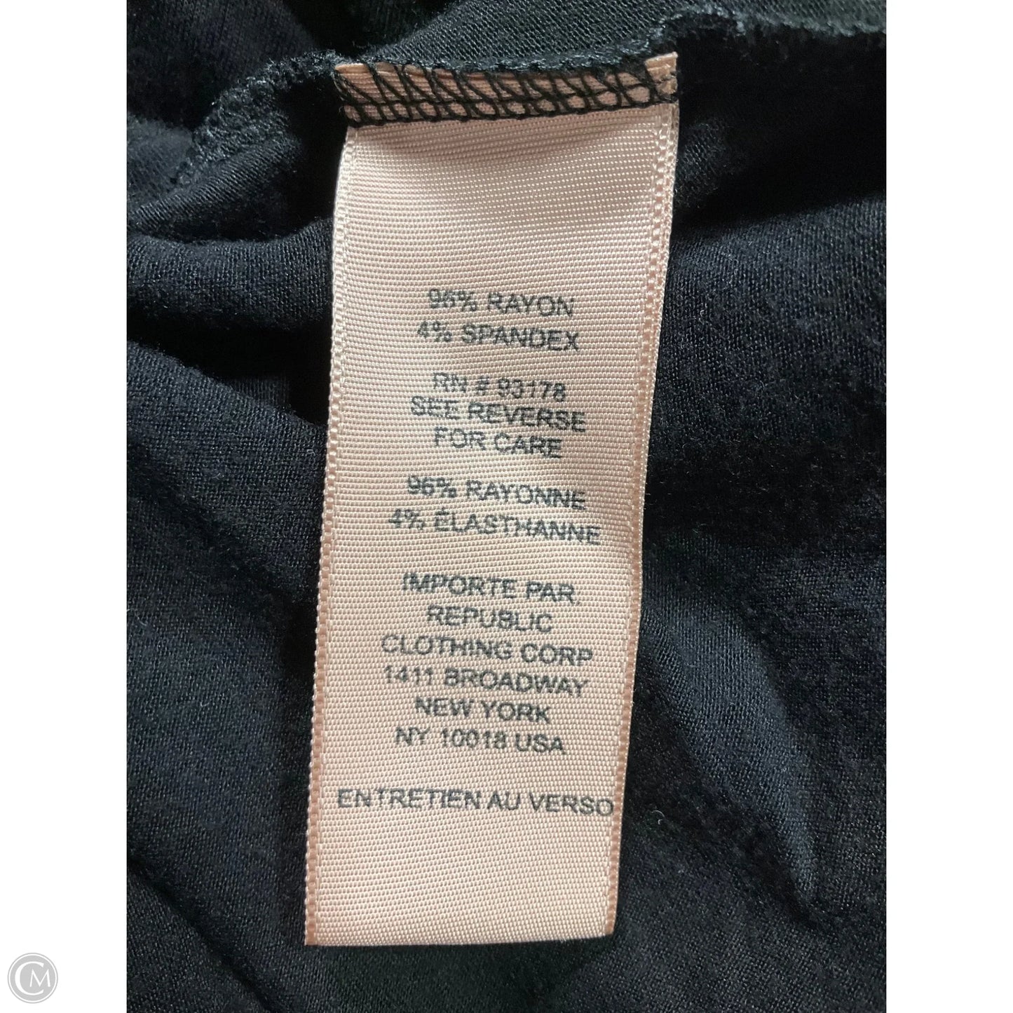 Top Long Sleeve By Philosophy In Black, Size: 2x