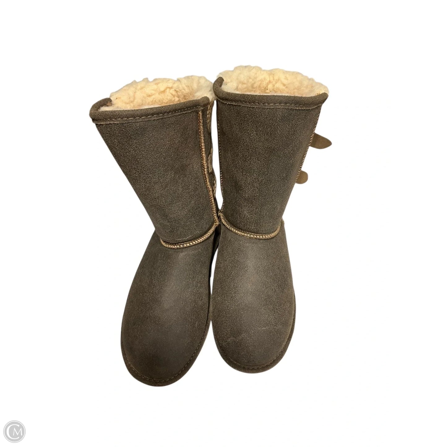 Boots Mid-calf Flats By Bearpaw In Brown, Size: 11