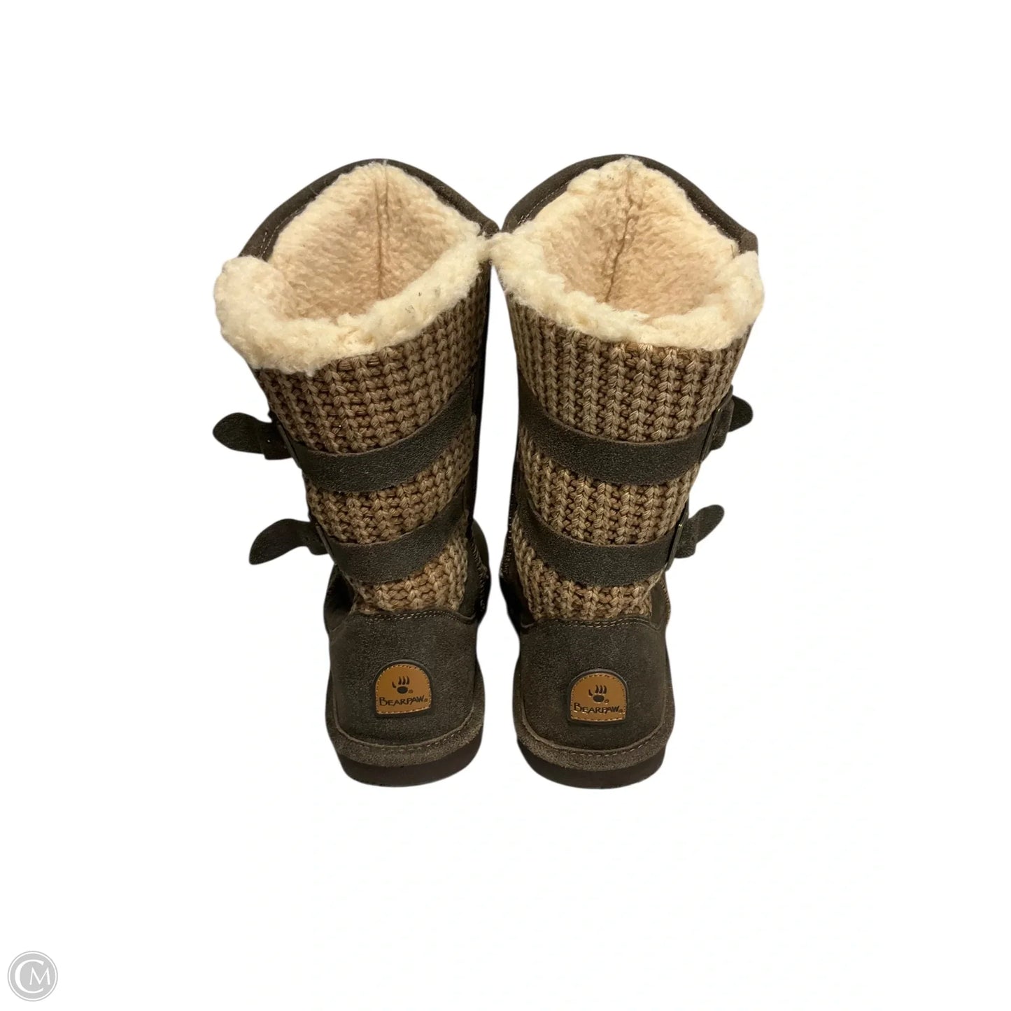 Boots Mid-calf Flats By Bearpaw In Brown, Size: 11