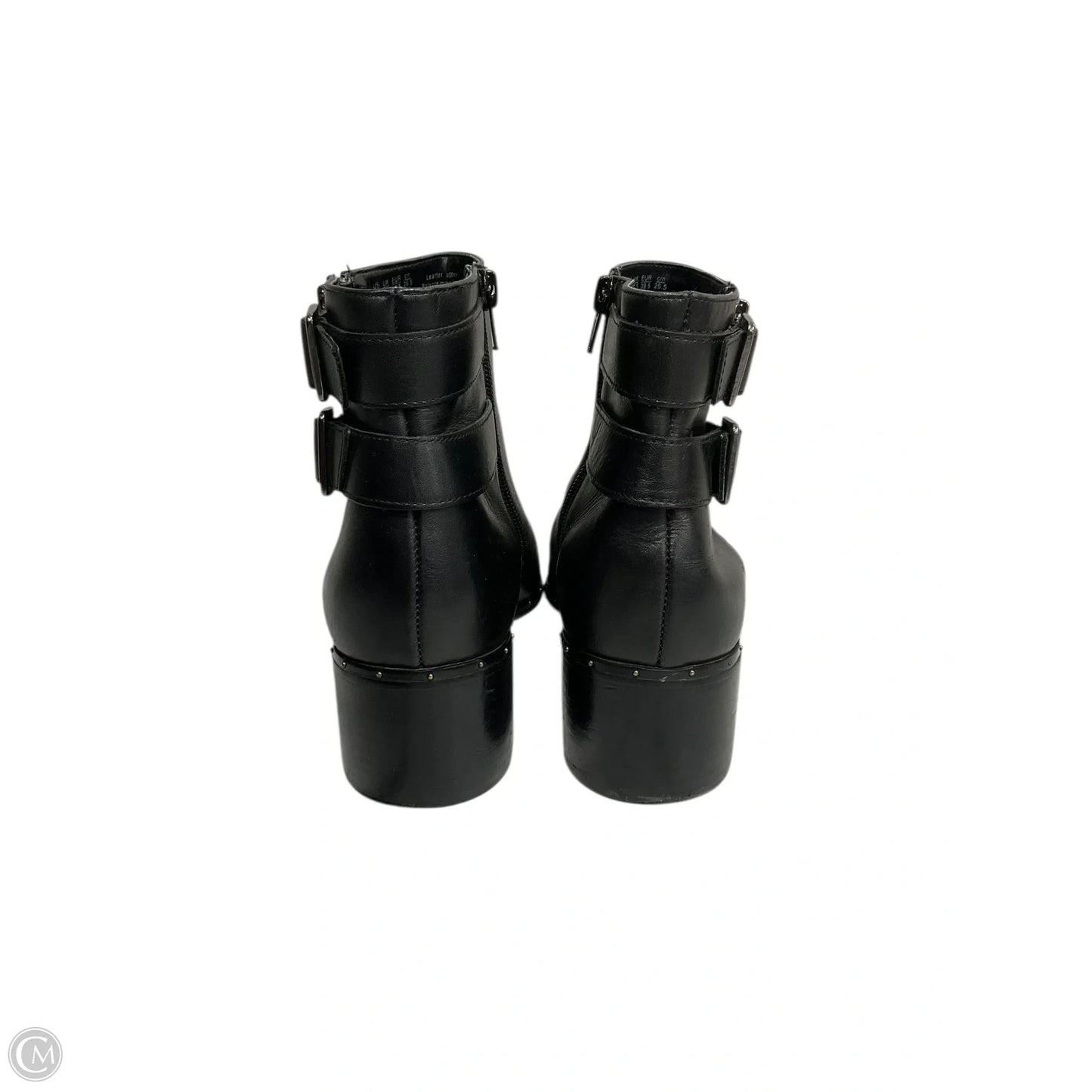 Boots Ankle Heels By Bleecker & Bond In Black, Size: 9.5
