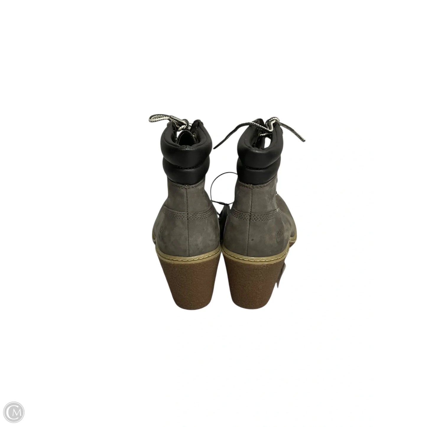 Boots Ankle Heels By Timberland In Grey, Size: 8.5
