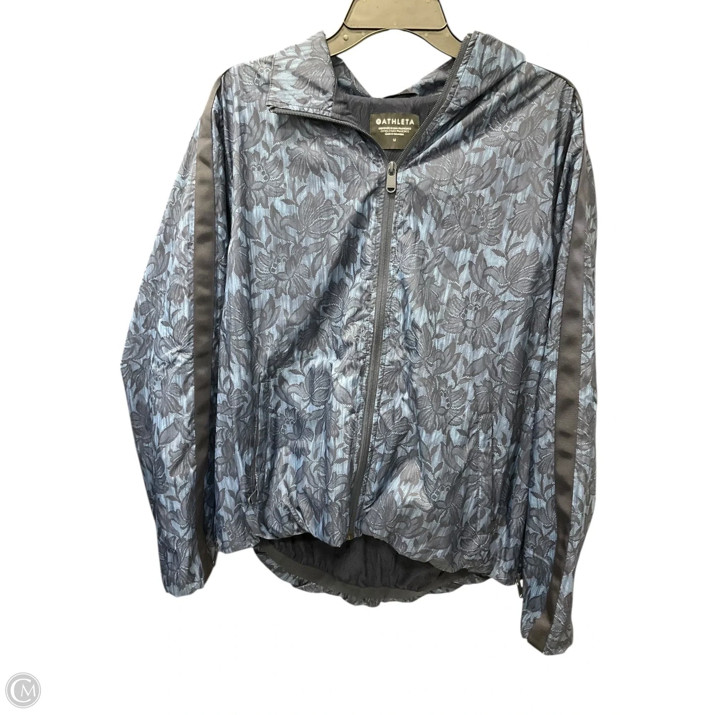 Athletic Jacket By Athleta In Floral Print, Size: M
