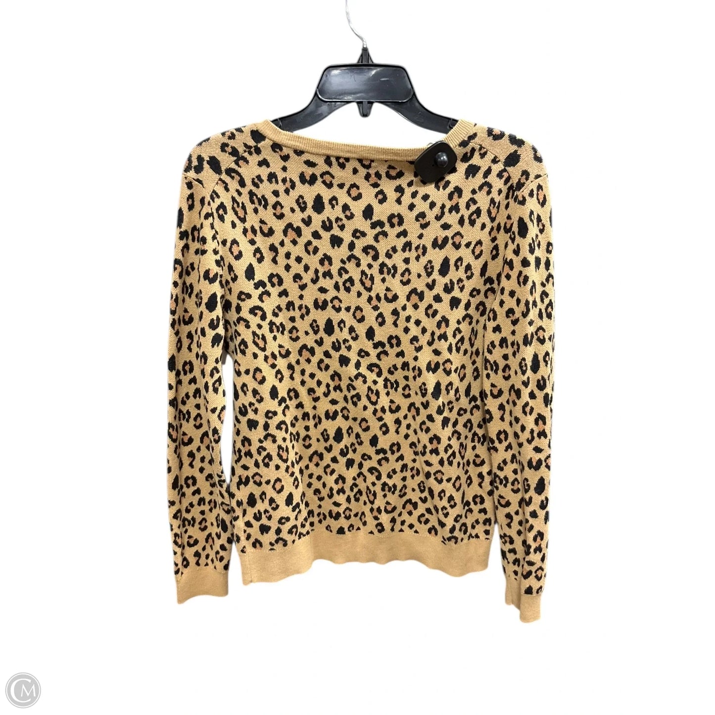 Top Long Sleeve By J. Crew In Animal Print, Size: S