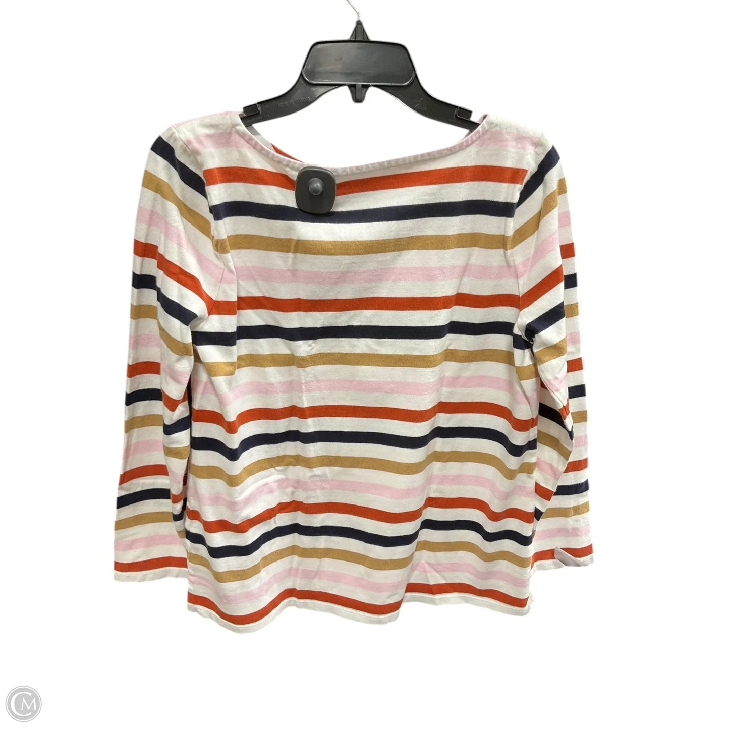 Top Long Sleeve By Talbots In Striped Pattern, Size: Lp