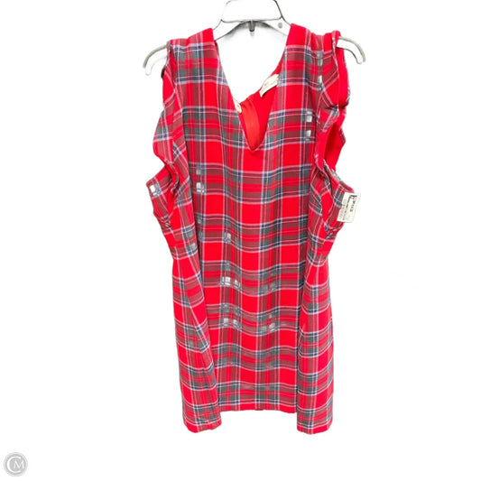 Dress Party Midi By Vineyard Vines In Plaid Pattern, Size: 22
