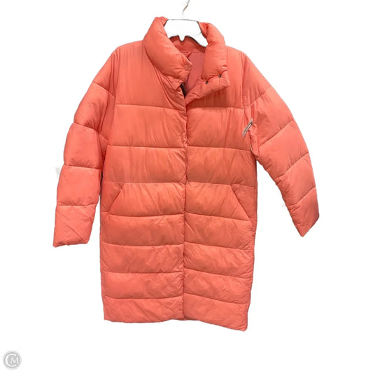 Coat Puffer & Quilted By Amazon Essentials In Coral, Size: L