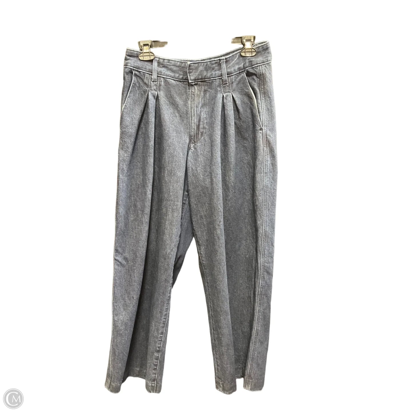 Jeans Wide Leg By Banana Republic In Blue Denim, Size: 8