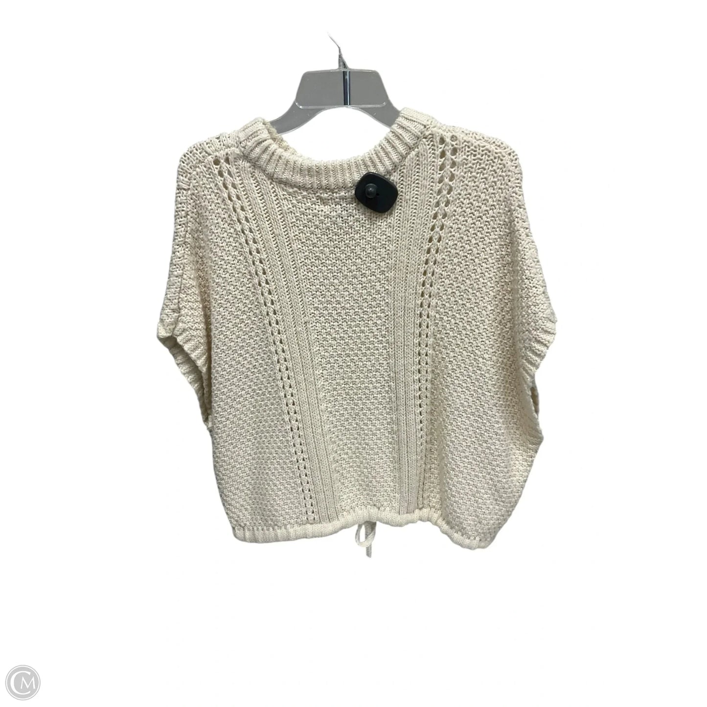Sweater Short Sleeve By Universal Thread In Cream, Size: Xxl