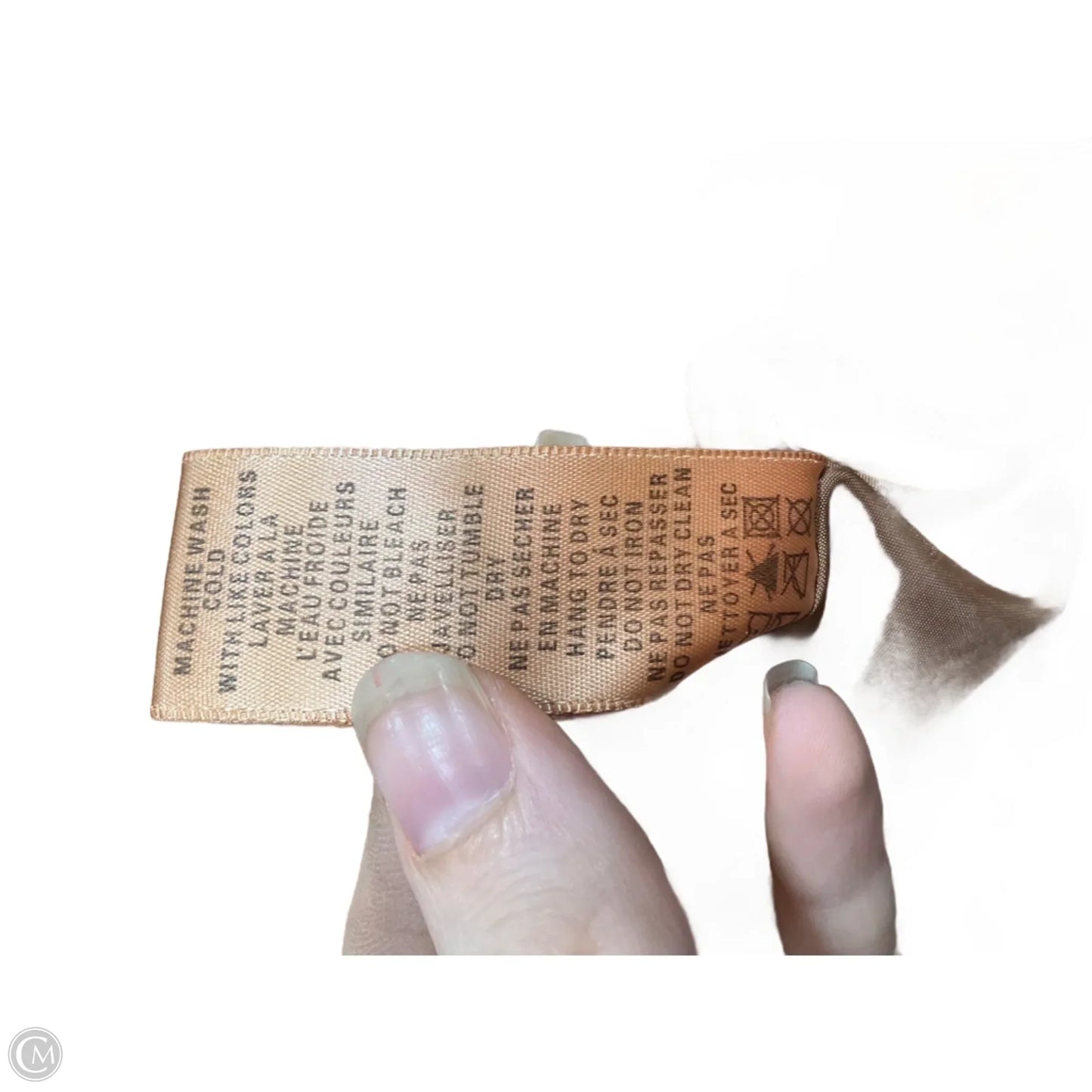 Jacket Moto By Max Studio In Tan, Size: M