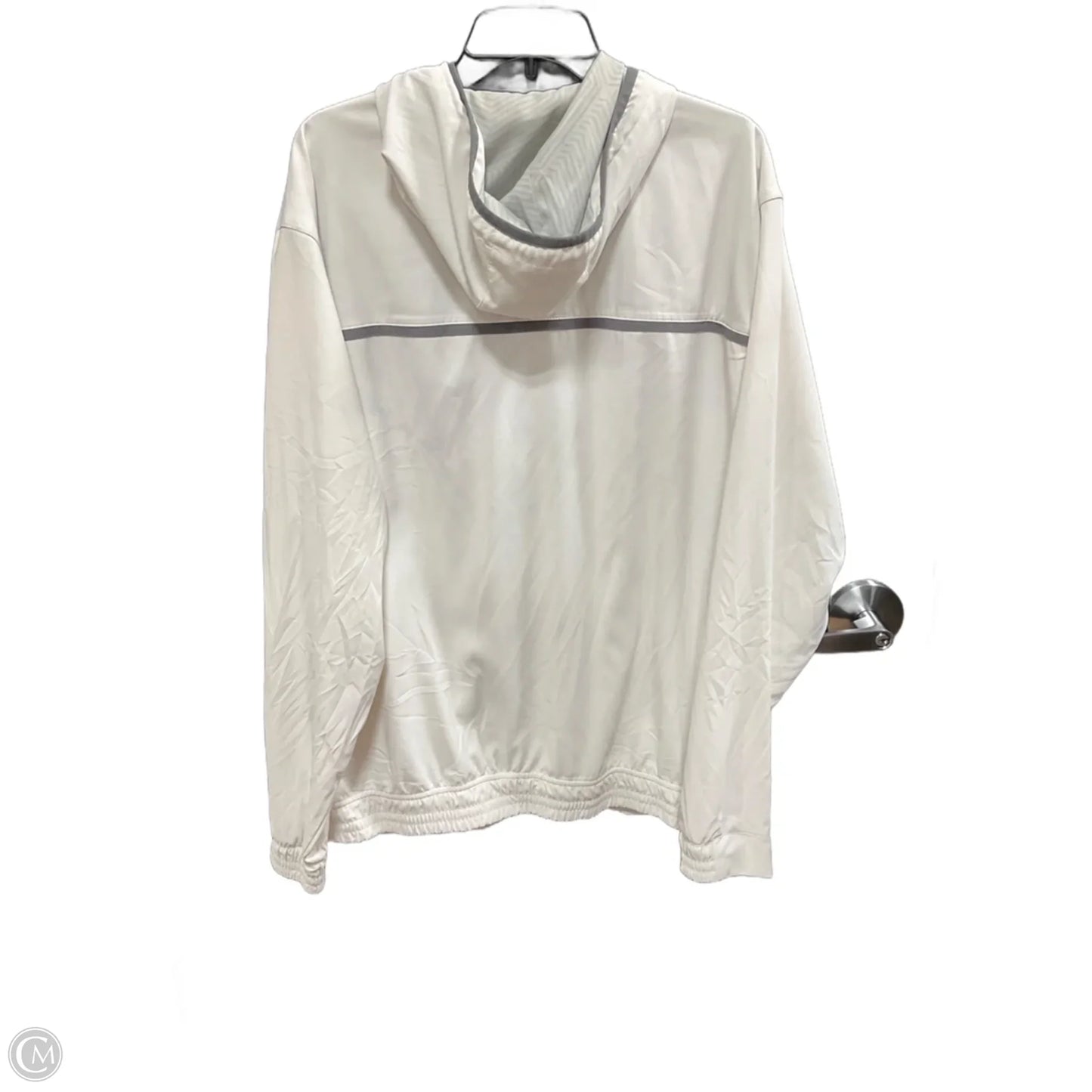 Athletic Jacket By Under Armour In White, Size: 2x