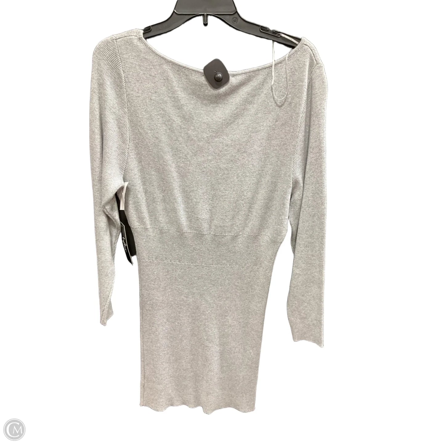 Dress Sweater By Lulus In Grey, Size: L