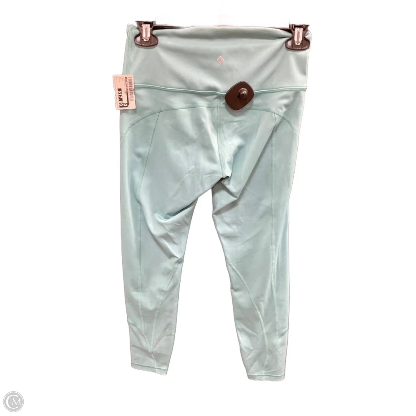 Athletic Leggings By Antonio Melani In Aqua, Size: S