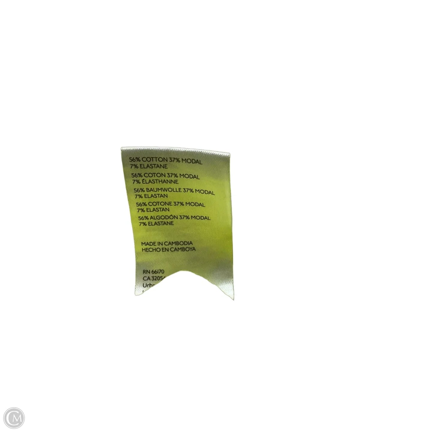 Top Sleeveless By Pilcro In Yellow, Size: M