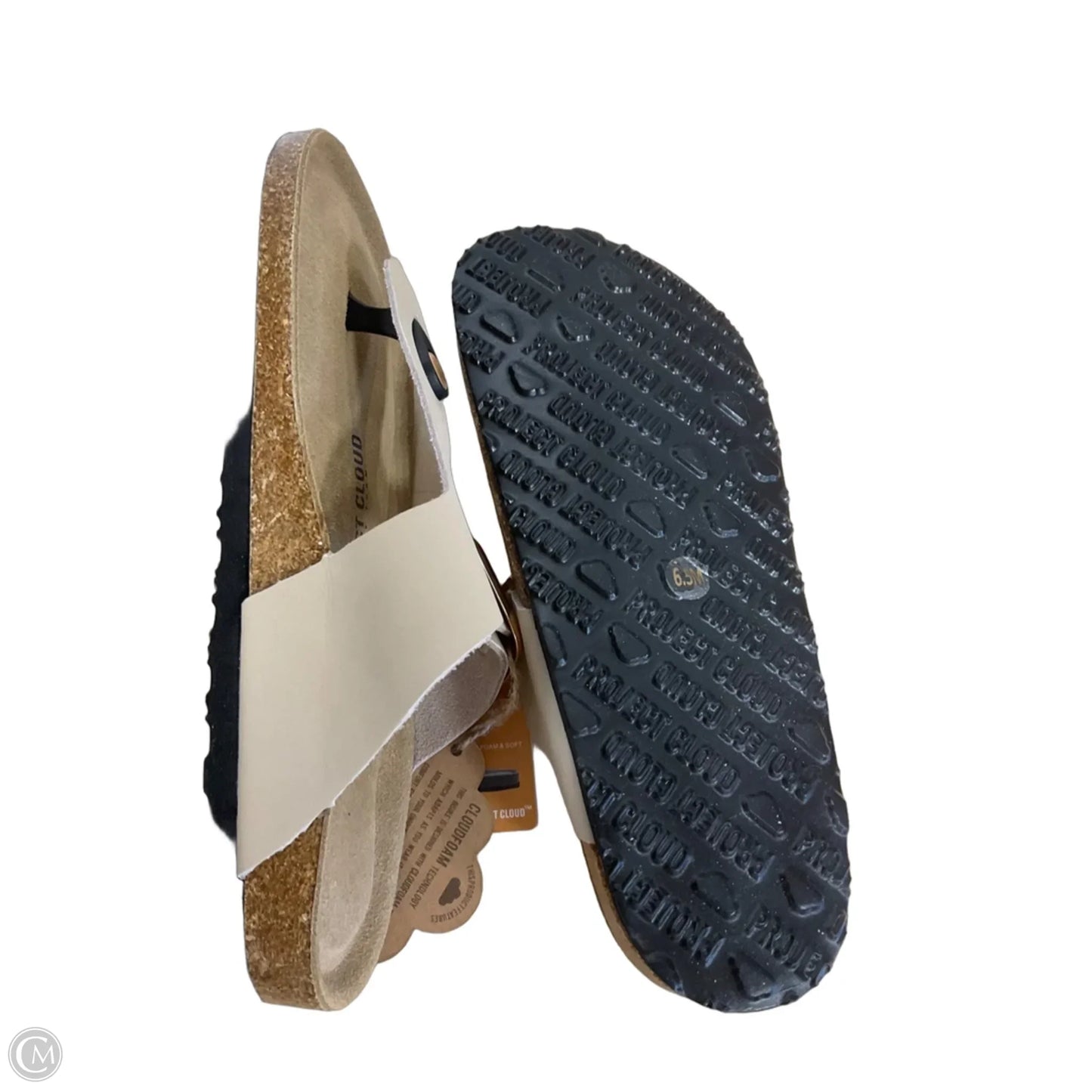 Sandals Flats By Cmc In Tan, Size: 6.5