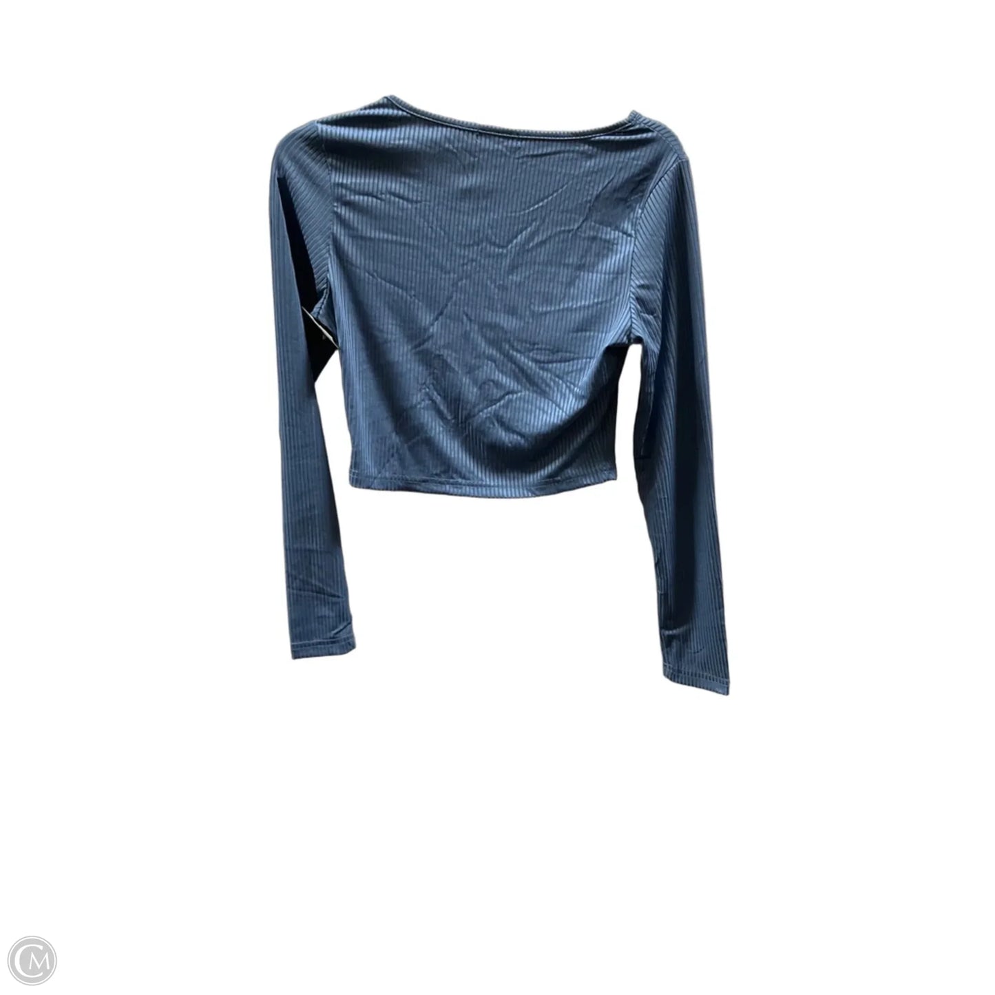 Athletic Top Long Sleeve Crewneck By Ekouaer In Blue, Size: S