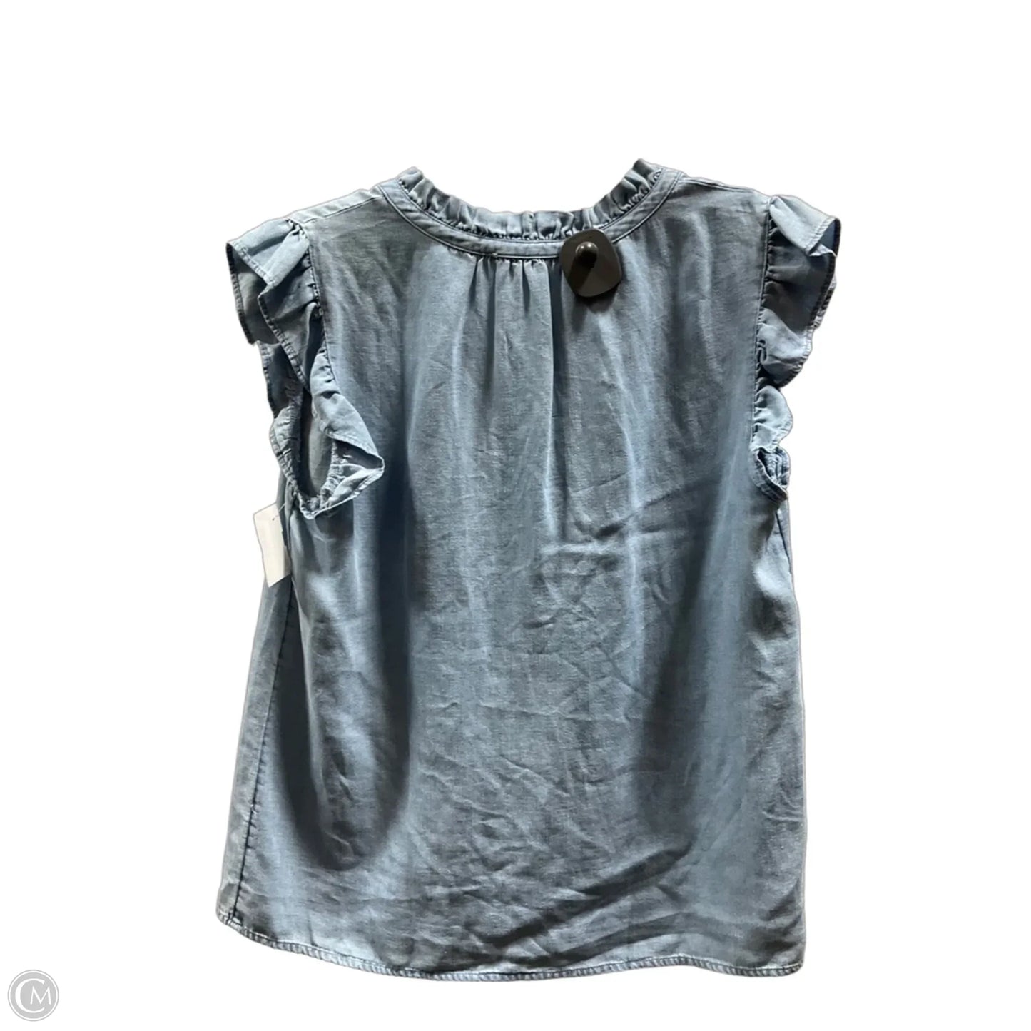 Top Sleeveless By Loft In Blue, Size: S