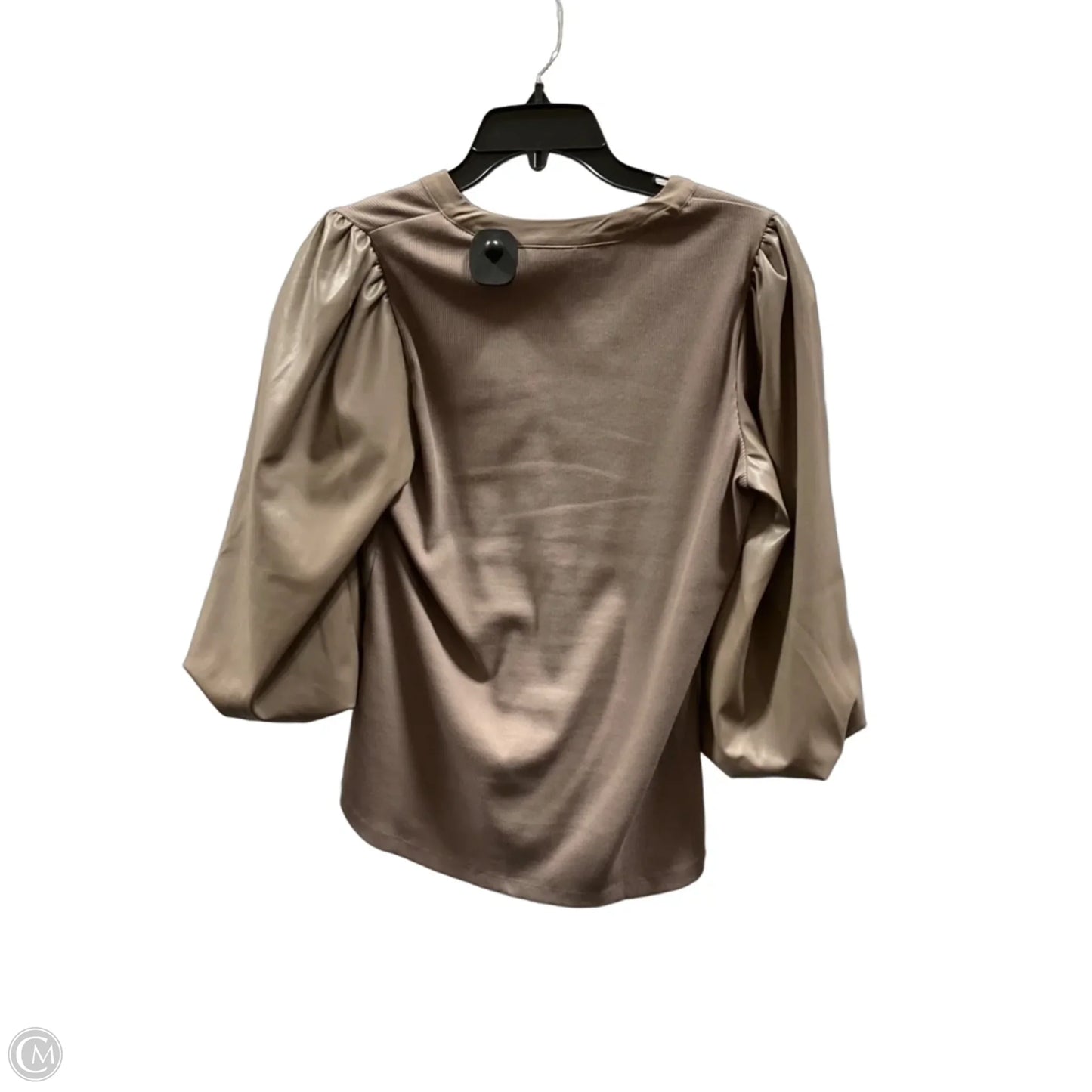 Top 3/4 Sleeve By Chicos In Brown, Size: M