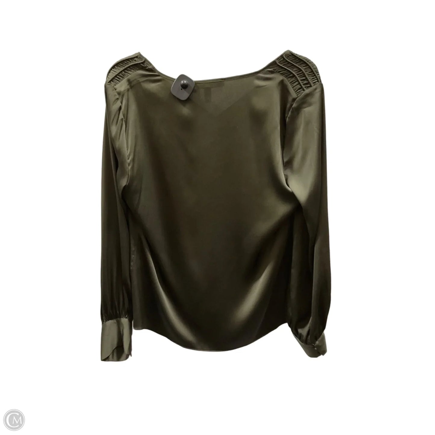 Top Long Sleeve By White House Black Market In Green, Size: M