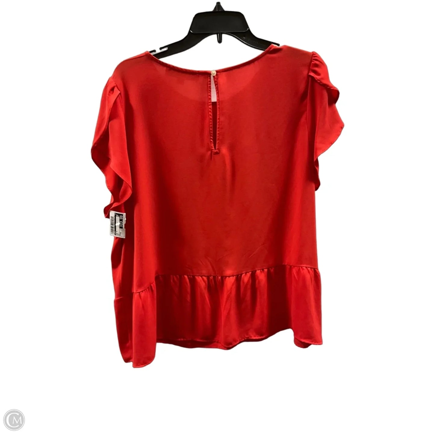 Top Short Sleeve By Loft In Red, Size: Xl