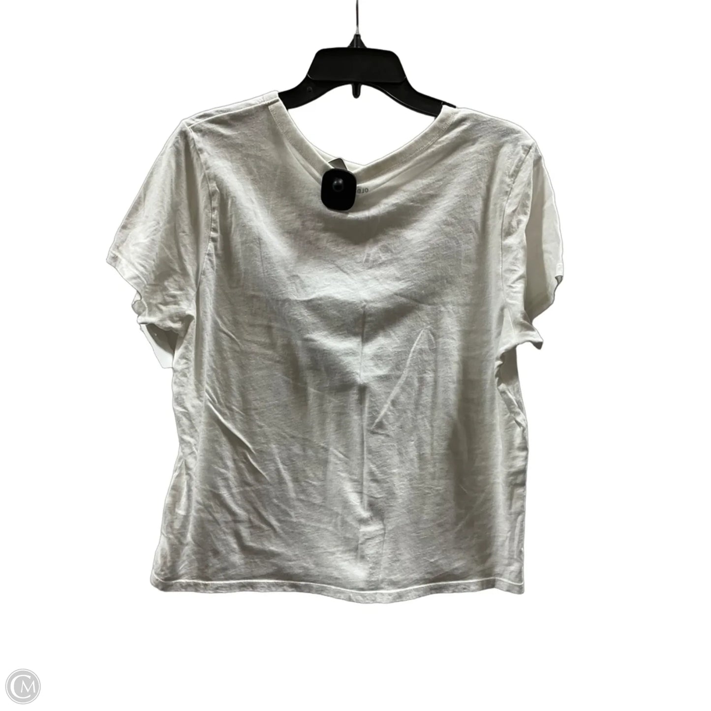 Top Short Sleeve By Old Navy In Red & White, Size: L