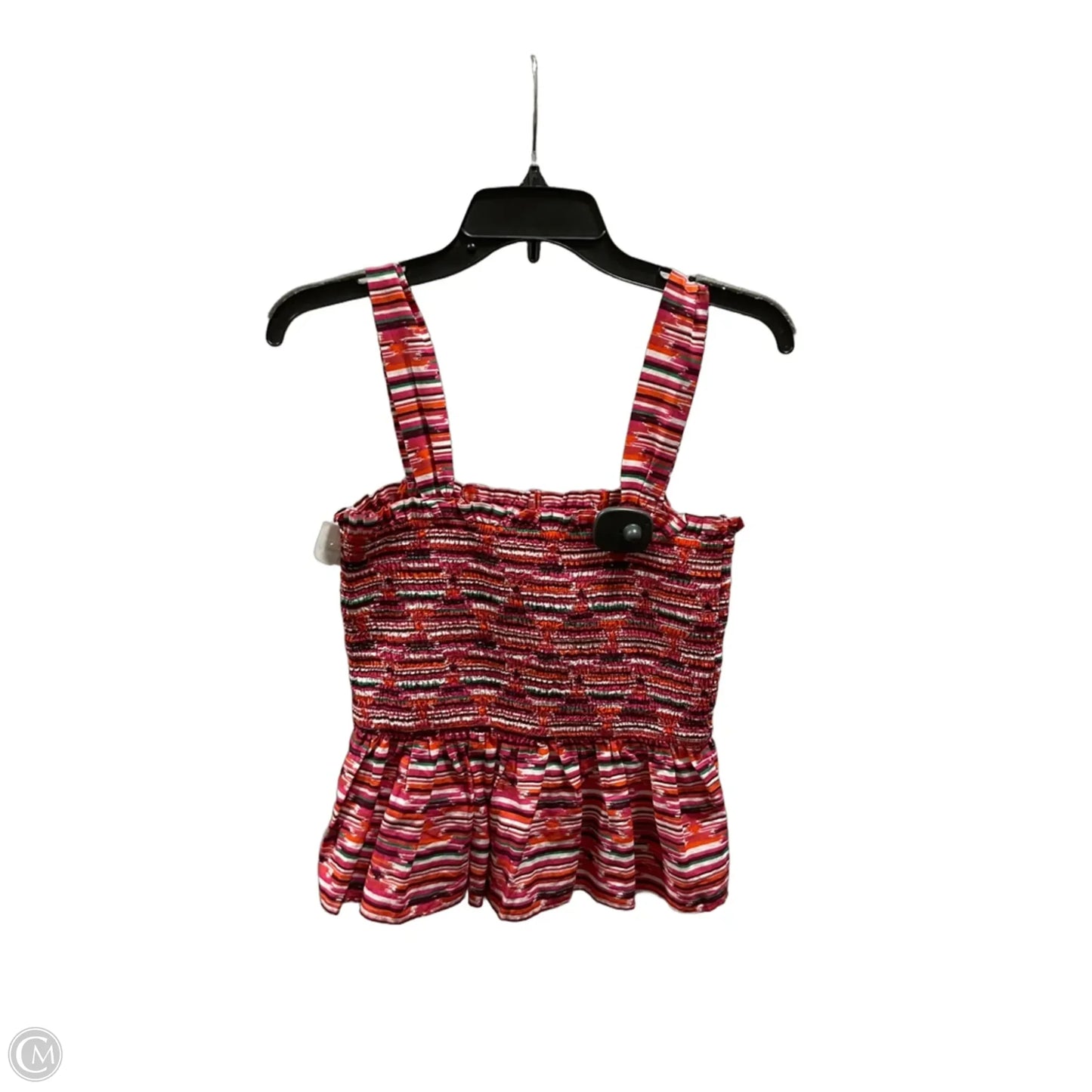 Top Sleeveless By Loft In Striped Pattern, Size: S