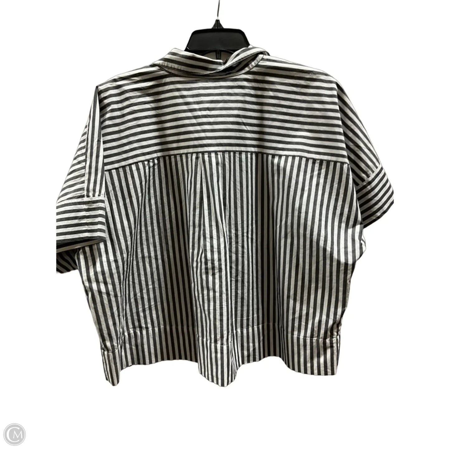 Top Short Sleeve By Loft In Striped Pattern, Size: Xxl