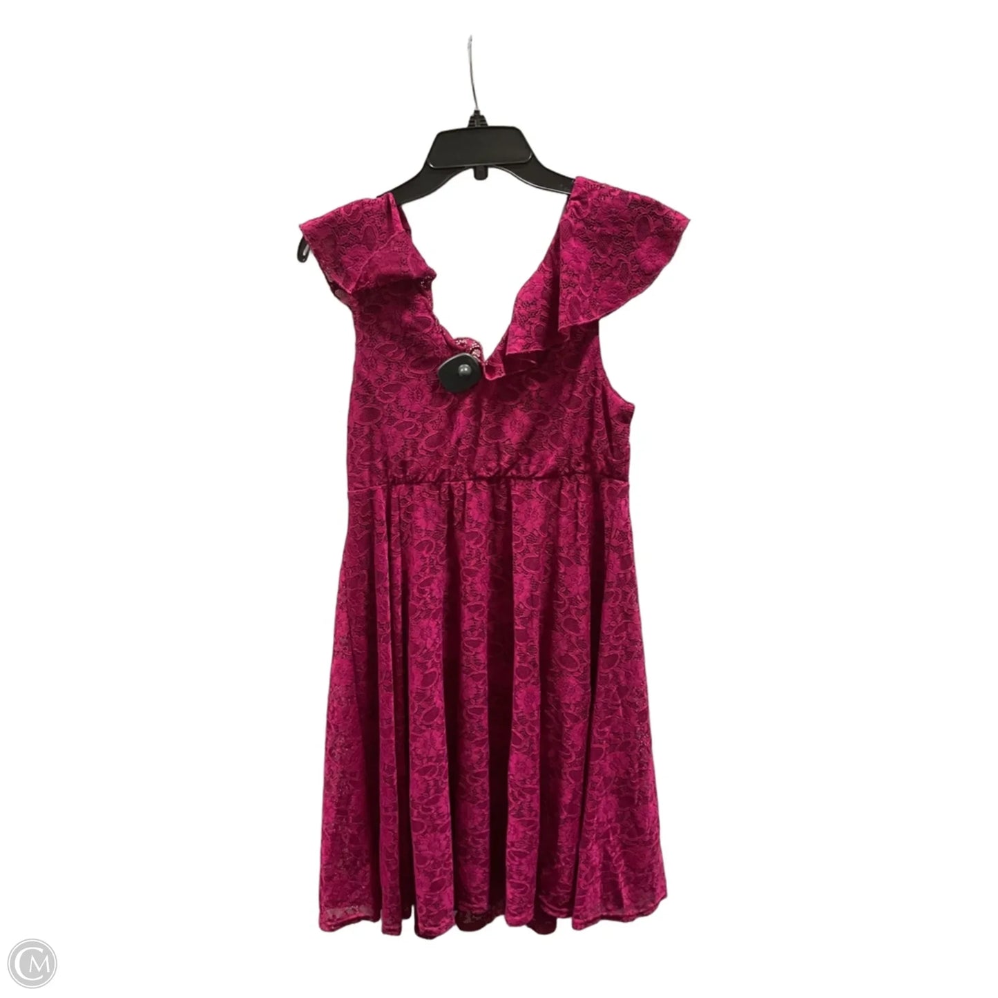 Dress Casual Midi By Torrid In Pink, Size: L