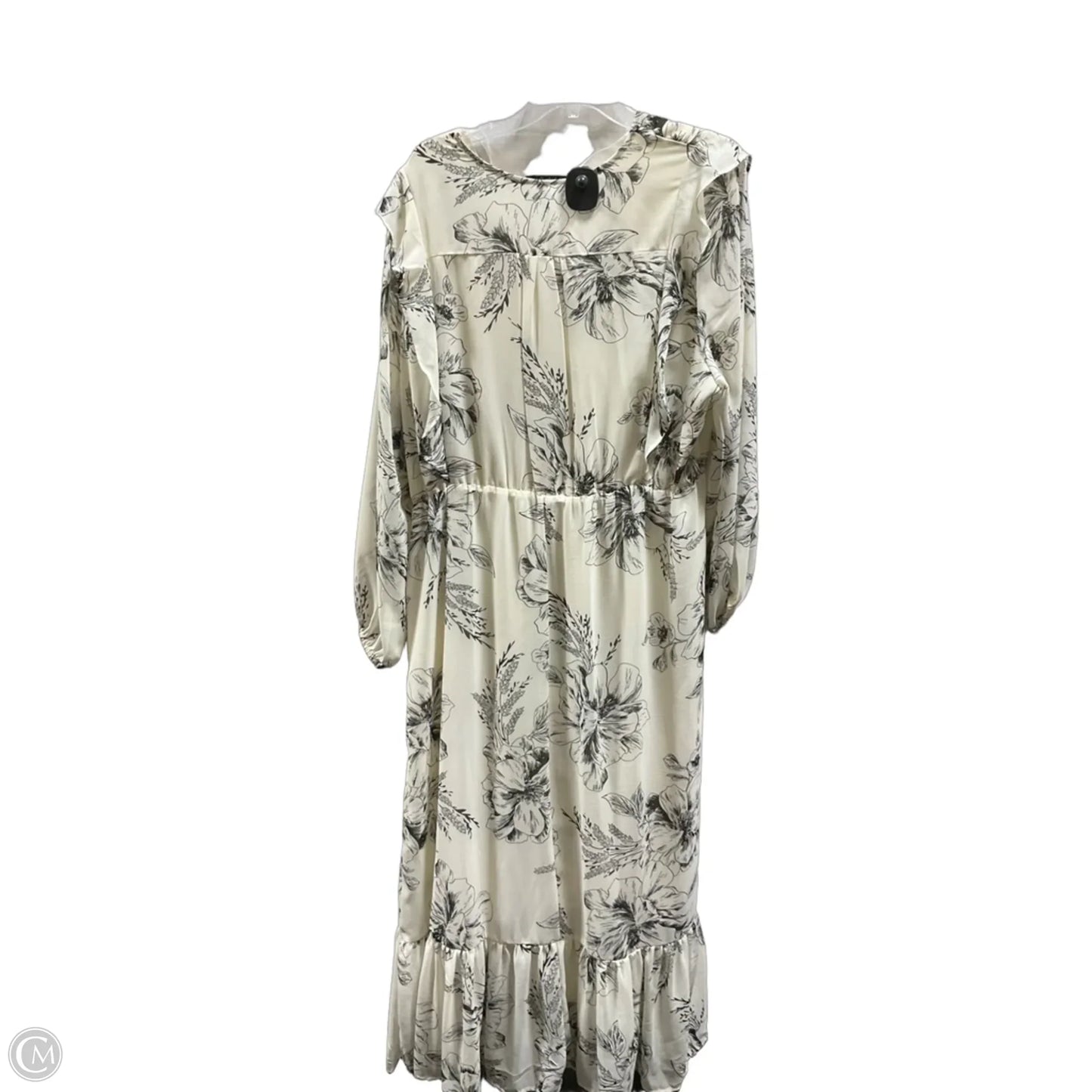 Dress Casual Maxi By Ophelia Roe In Black & White, Size: 1x